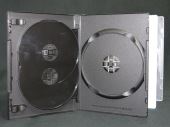 【メール便】3枚収納DVDケース（DCKC）：1個